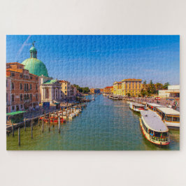 Prachtig uitzicht op Canal Grande, Venetië, Italië Legpuzzel