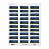 Prachtig uitzicht op de regio Luzern Etiket (Full Sheet)