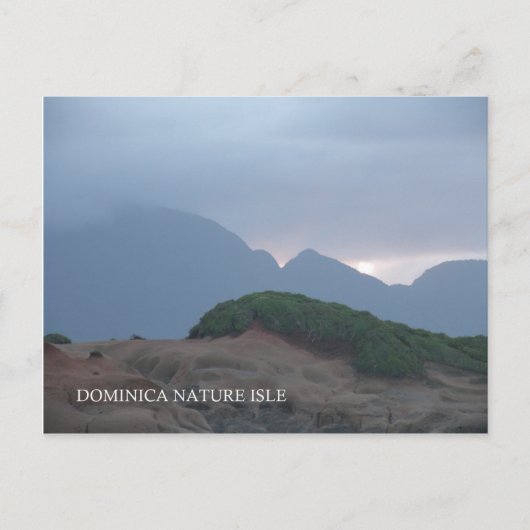 Prachtig Uitzicht op Dominica Briefkaart (Voorkant)