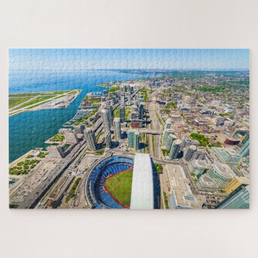 Prachtig uitzicht op Toronto vanaf de CN-toren, Ca Legpuzzel (Horizontaal)