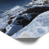 Prachtig uitzicht uit de berg Viševnik, Slovenië Poster (Hoek)