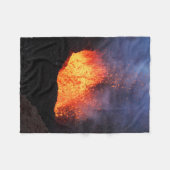 Prachtig uitzicht van de uitbarsting van de hete l fleece deken (Voorkant (Horizontaal))