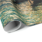 Prachtig uitzicht van de waterstraat en oude gebou cadeaupapier (Rol Hoek)