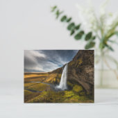 Prachtig Uitzicht van het landschap van Seljalands Briefkaart (Staand voorkant)