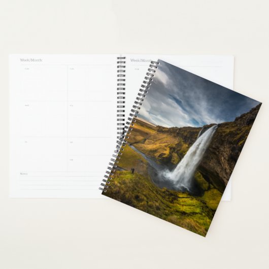 Prachtig Uitzicht van het landschap van Seljalands Planner (Display)