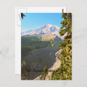Prachtig Uitzicht van het nationaal park Mt Rainie Briefkaart (Voorkant / Achterkant)