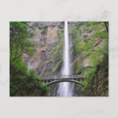 Prachtig Uitzicht van Multnomah-Herfsten, Oregon Briefkaart (Voorkant)