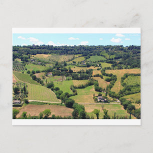 Prachtig uitzicht van Orvieto, Umbrië, Italië Briefkaart