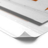 Prachtig Uitzicht voor Sunset Faux-venster Poster (Hoek)