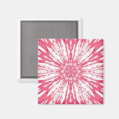 Prachtig uniek roze design magneet (Voorkant / Achterkant)