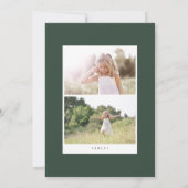 Prachtig | Vakantieknopkaart Feestdagenkaart (Achterkant)