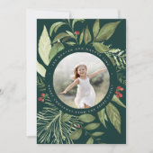 Prachtig | Vakantieknopkaart Feestdagenkaart (Voorkant)