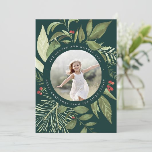 Prachtig | Vakantieknopkaart Feestdagenkaart (Staand voorkant)