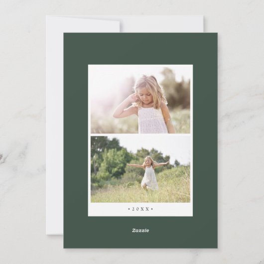 Prachtig | Vakantieknopkaart Feestdagenkaart (Achterkant)