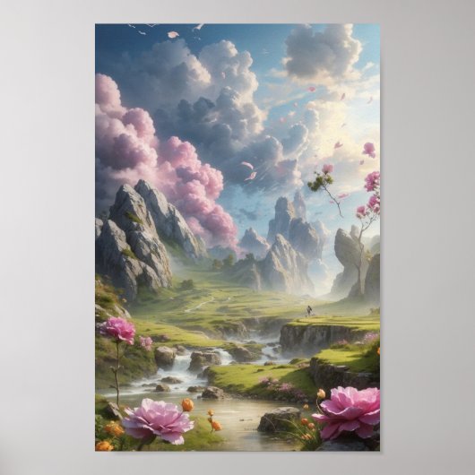 Prachtig van Japanse Sakura Cherry Blossom Poster (Voorkant)