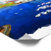 Prachtig Vancouver Canada City Uitzicht Poster (Hoek)