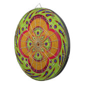 Prachtig verbazingwekkend Afrikaans Mandala Patroo Dartbord (Voorkant Rechts)