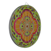 Prachtig verbazingwekkend Afrikaans Mandala Patroo Dartbord (Voorkant Links)