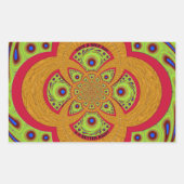 Prachtig verbazingwekkend Afrikaans Mandala Patroo Rechthoekige Sticker (Voorkant)