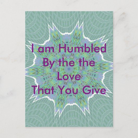 Prachtig Verbazingwekkend Cool Groen Bloemen patro Briefkaart (Voorkant)