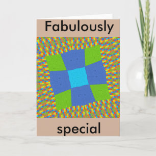 Prachtig Verbazingwekkend Groen Blauw Cyaan Art Pr Kaart