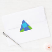 Prachtig Verbazingwekkend Groen Blauw Cyaan Art Pr Sticker (Envelop)