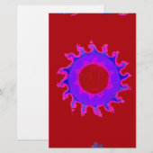 Prachtig Verbazingwekkend Indisch Motief Mehndi Ma Briefpapier (Voorkant / Achterkant)