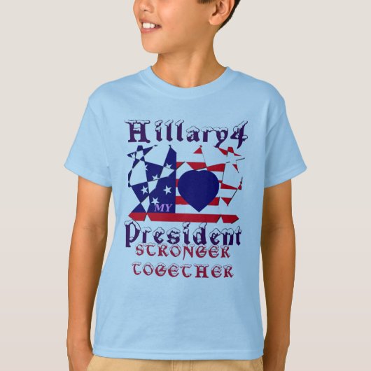 Prachtig verbluffend dat ik van Hillary hou voor h T-shirt (Voorkant)