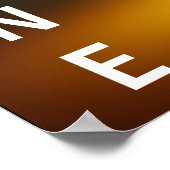 Prachtig vervaardigde saxofoon glinsterende detail poster (Hoek)