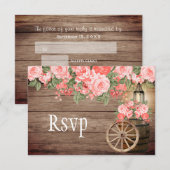 Prachtig verweerd houten vat en koraal - RSVP (Voorkant / Achterkant)