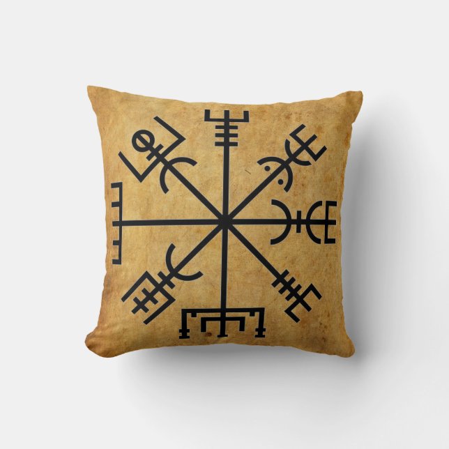 Prachtig Viking Compass kussen! Kussen (Voorkant)