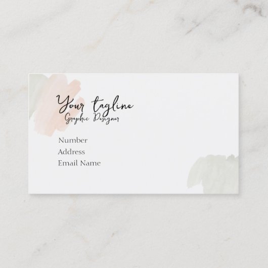 Prachtig Visitekaartje (Achterkant)