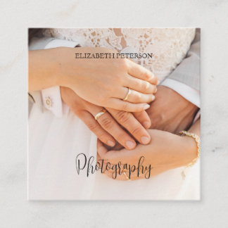 Prachtig visitekaartje voor fotograaf