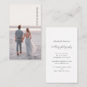 Prachtig visitekaartje voor trouwfotograaf (Voorkant / Achterkant)