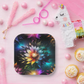 Prachtig Vivid Flowers Paper Bord (Feest)