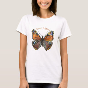 Prachtig vlinderontwerp t-shirt