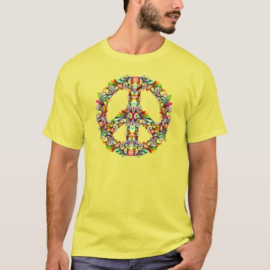 Prachtig Vredesteken Symbool T-shirt (Voorkant)