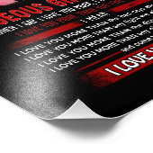 Prachtig Vriendin | Naar mijn prachtige Vriendin Foto Afdruk (Hoek)