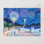 Prachtig vuurwerk in Rio de Janeiro Briefkaart (Voorkant)