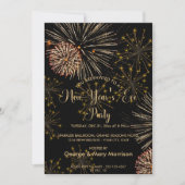 Prachtig vuurwerk Oud en Nieuw Uitnodiging (Voorkant)