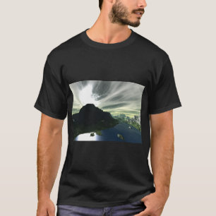 Prachtig water panoramische kunst t-shirt