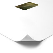 Prachtig Waterverf Poster van het oude Franse kast (Hoek)