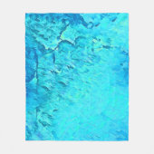 Prachtig waterverf tropisch oceaanthema ontwerp fleece deken (Voorkant)