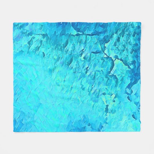 Prachtig waterverf tropisch oceaanthema ontwerp  fleece deken (Voorkant (Horizontaal))