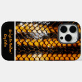 Prachtig weergegeven slangenhuidpatronen Case-Mate iPhone case (Achterkant (horizontaal))