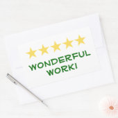 Prachtig werk - Teacher sticker serie (rec, basic (Envelop)