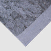 Prachtig winterlandschap als het sneeuwt tissuepapier (Detail)