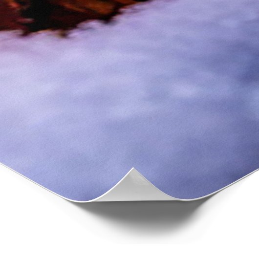 Prachtig winterlandschap poster (Hoek)