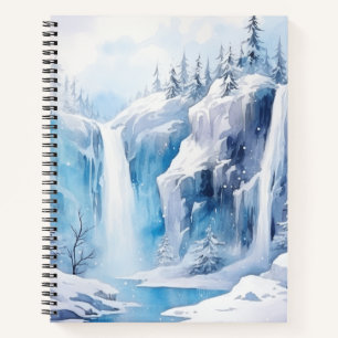 Prachtig winterlandschap Spiral Notitieboek
