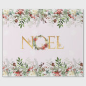 Prachtig winterpatroon cadeaupapier (Vlak)